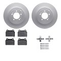 Dynamic Friction Co 4512-72072, Geospec Rotors with 5000 Advanced Brake Pads includes Hardware, Silver 4512-72072